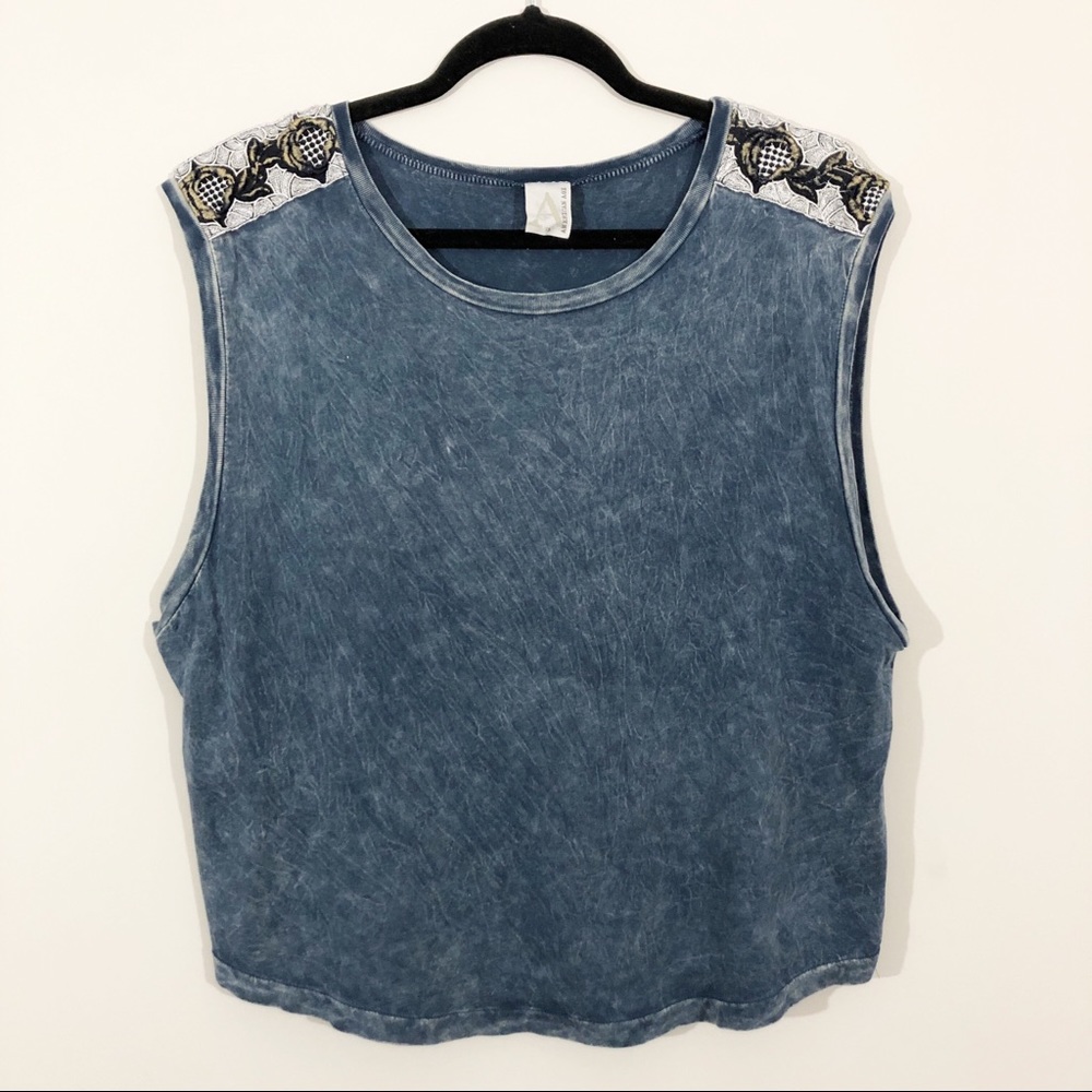 American Age Tank Top Blue XS